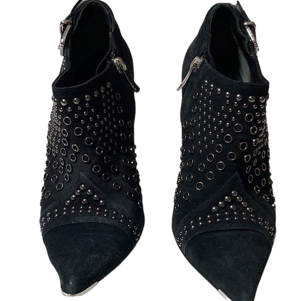 Barbara Bui Ankle Boots Black Studs size 38. Gently Used. 4 inch heels. Stunning